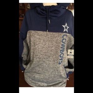NFL Dallas Cowboys crow neck hoodie pullover size S (NEW )